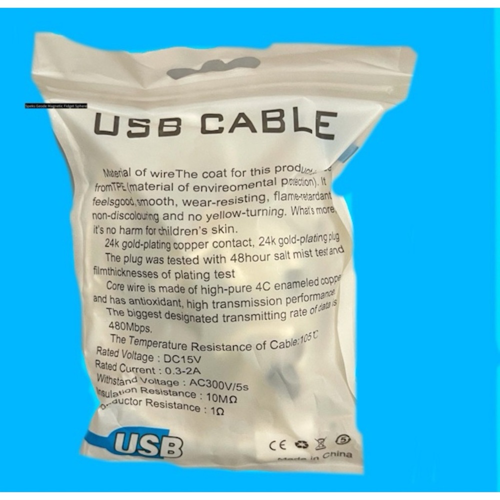 White USB Cable with Dog Design - Picture 3 of 5